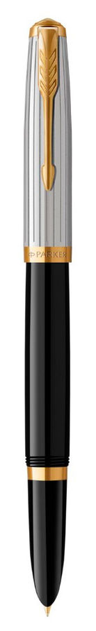 Ручка перьев. Parker 51 Premium (CW2169030) Black GT F сталь нержавеющая подар.кор.