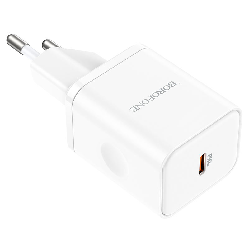 Зарядное устройство Borofone BN6 Field 1xUSB-C PD20W 3A White 6974443384291