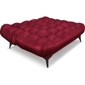 Диван Mebel Ars Арно бархат красный star velvet 3 dark red в Москвe