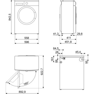 Стиральная машина Smeg WM3T60CRU в Москвe