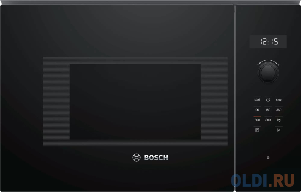 Микроволновая печь Bosch BFL524MB0 20л. 800Вт черный/серебристый (встраиваемая)