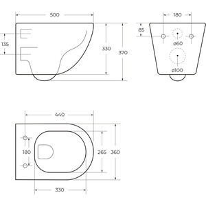 Унитаз подвесной безободковый BelBagno Sfera-TOR смыв Tornado, сиденье-микролифт (BB046CH-TOR, BB2111SC) в Москвe