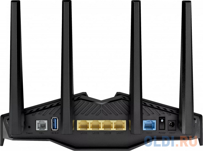 Роутер беспроводной Asus DSL-AX82U AX5400 10/100/1000BASE-TX/xDSL черный