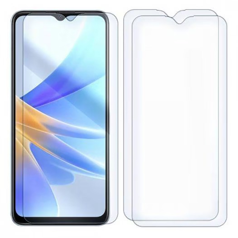 Гибридное защитное стекло Krutoff для Oppo A17 3шт 299443