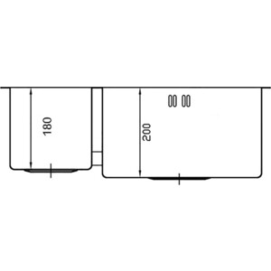 Кухонная мойка Seaman Eco Marino SME-575DL.A Steel Satin в Москвe