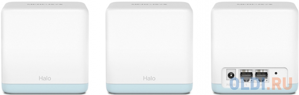 Wi-Fi система Mercusys Halo H30 (3-PACK) 802.11aс 867Mbps 2.4 ГГц 5 ГГц 2xLAN белый