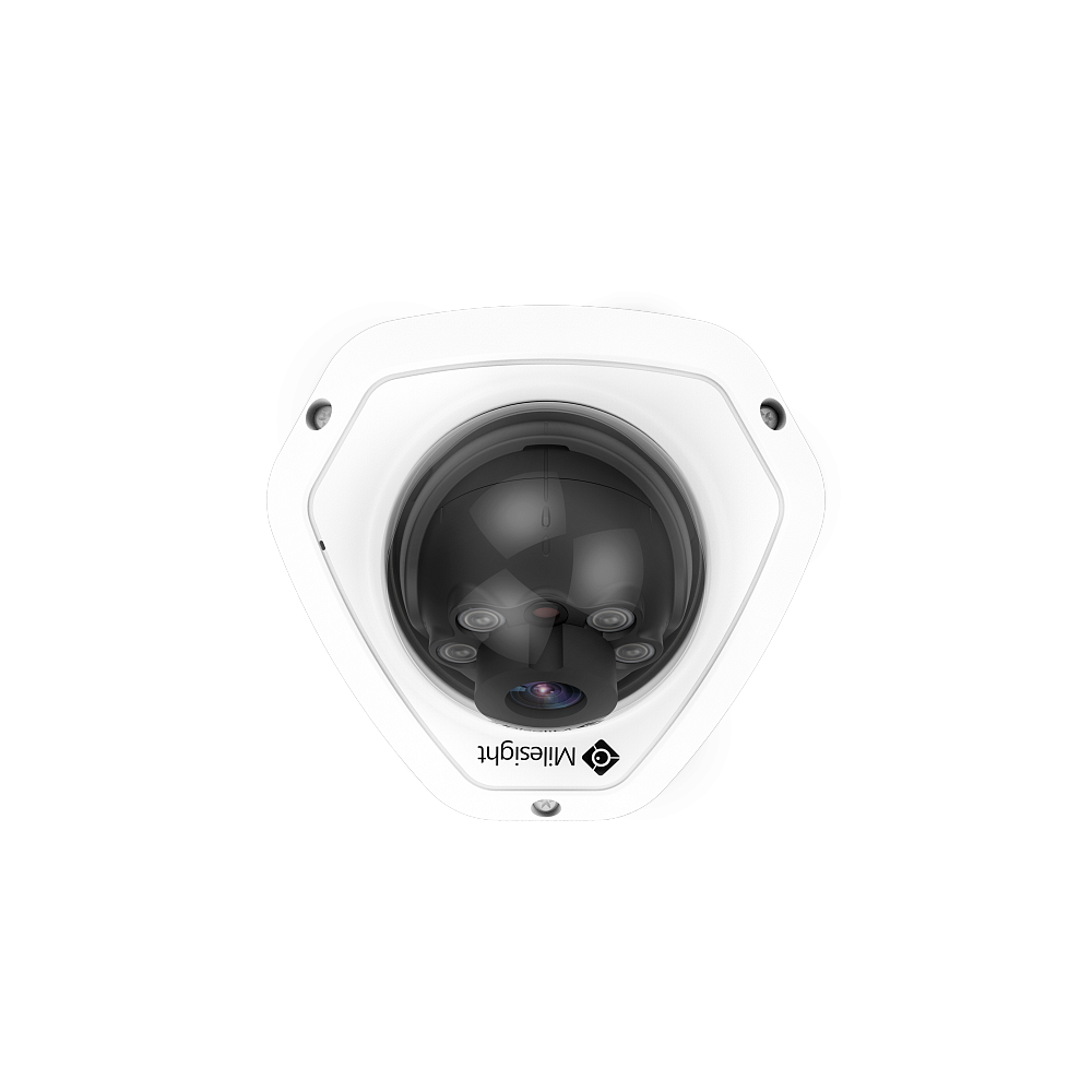 IP-камера Milesight MS-C8173-PD-28 2.8 мм, уличная, корпусная, 8Мпикс, CMOS, до 3840×2160, до 15 кадров/с, ИК подсветка 30м, POE, -40 °C/+60 °C, белый (MS-C8173-PD-28)