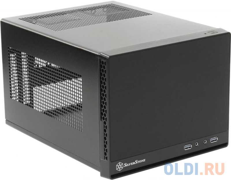 Корпус mini-ITX SilverStone SST-SG13B-Q Без БП чёрный