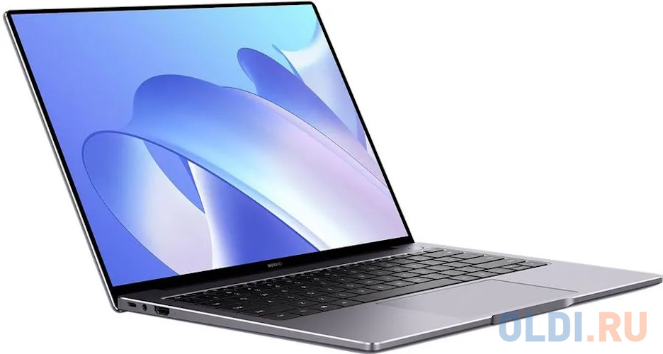 Ноутбук Huawei MateBook 14 KLVL-W76W Ryzen 7 5700U 16Gb SSD512Gb Intel UHD Graphics 14" IPS FHD (1920x1080) Windows 10 Home grey space WiFi BT Ca