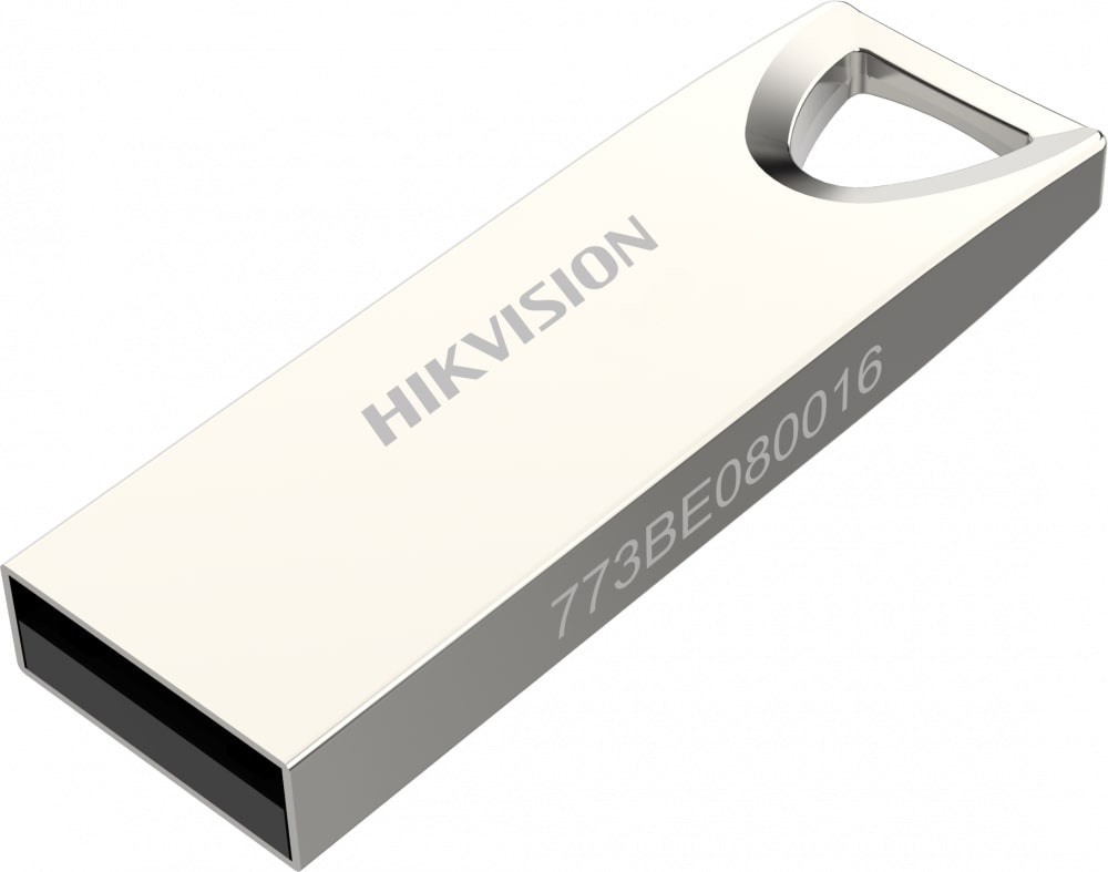 Флешка HIKVision HS-USB-M200(STD)/16G/EN 16Gb (HS-USB-M200(STD)/16G/EN), USB2.0, плоский металлический корпус