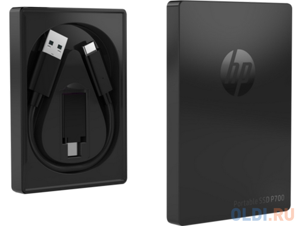 Внешний SSD диск 2.5" 1 Tb USB Type-C HP P700 (5MS30AA) черный