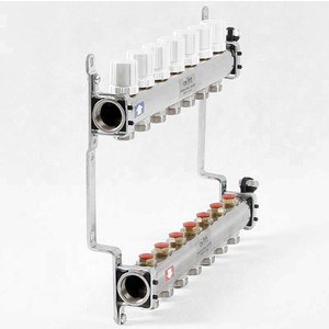 Коллекторная группа Uni-Fitt 1''х3/4'' 7 выходов с регулировочными и термостатическими вентилями (451I4307)