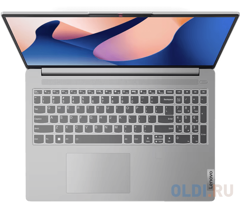 Ноутбук Lenovo IdeaPad Slim 5 16IRL8 Core i7 13700H 16Gb SSD512Gb Intel Iris Xe graphics 16" IPS WUXGA (1920x1200) noOS l.grey WiFi BT Cam (82XF0