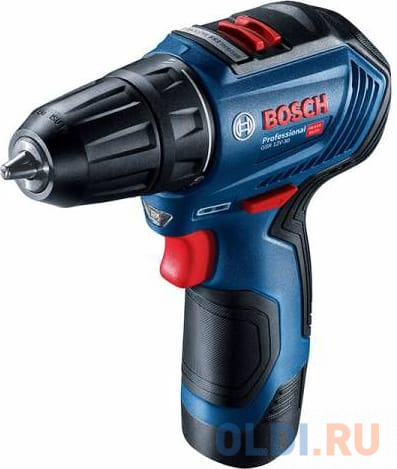 Дрель-шуруповерт Bosch GSB 12V-30 аккум. патрон:быстрозажимной (кейс в комплекте) (06019G9100)