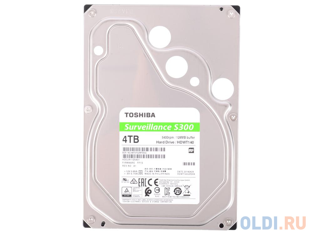 Жесткий диск Toshiba Surveillance S300 4 Tb