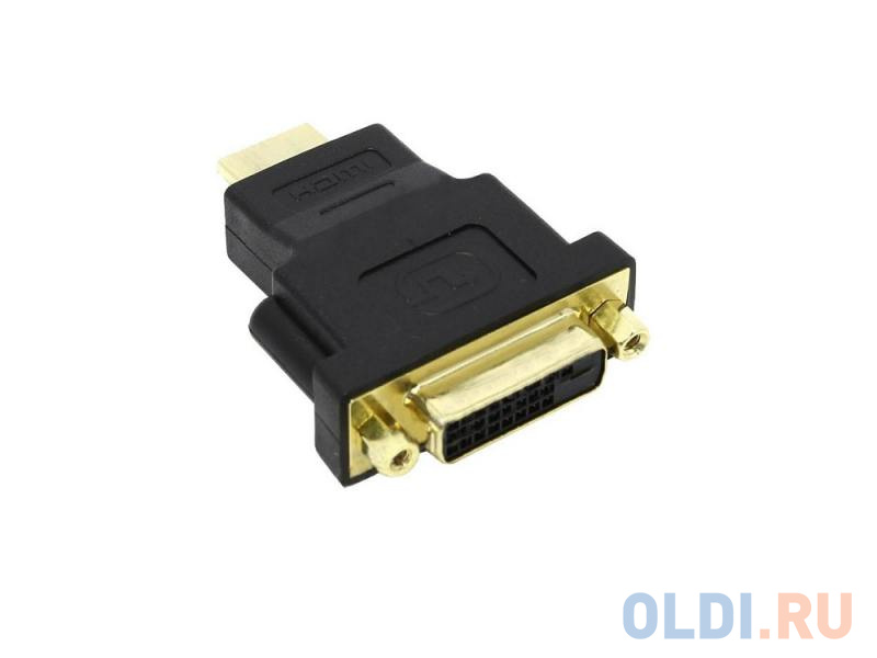 Переходник HDMI- DVI-D 5bites позолоченные контакты DH1807G в Москвe