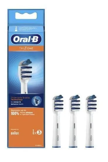 Набор насадок Oral-B Trizone для Oral-B, белый, 3 шт. (4210201356851)