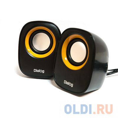 Колонки Dialog Colibri AC-06UP BLACK - 2.0, 6W RMS, черные, питание от USB