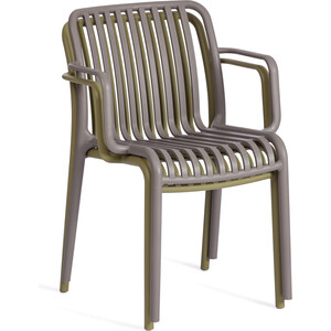 Кресло TetChair Lancaster (mod. 38-1) пластик 55,5х58х80 см Grey (серый) 34630