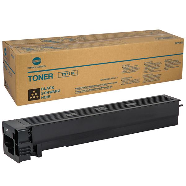 Картридж лазерный Konica Minolta TN-711K/A3VU150, черный, 31000 страниц, оригинальный для Konica Minolta bizhub C654 / 754 / Pro C754