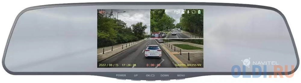 Видеорегистратор Navitel MR255 NV серый 2Mpix 1080x1920 1080p 160гр. MSTAR MSC8339