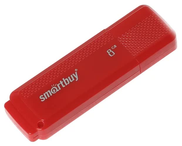 Флэшка Smartbuy USB 2.0 Flash Drive 8GB Dock Red  (SB8GBDK-R)