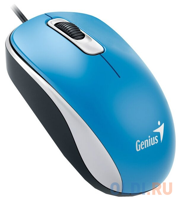 Мышь проводная Genius DX-110 синий USB 31010009400