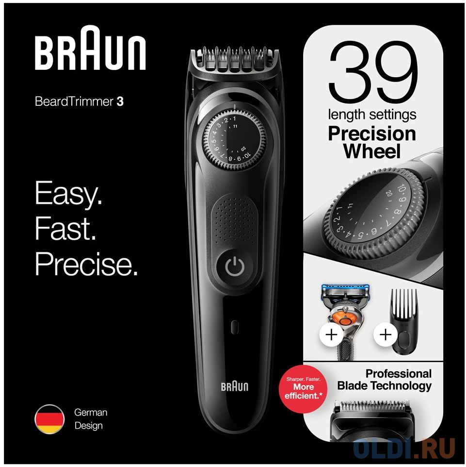 Триммер Braun BT3242 чёрный