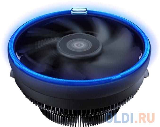 PCCooler E126MB Кулер S775/115X/AM2/2+/AM3/3+/AM4/FM1/FM2/2+ (TDP 92W, вент-р 120мм с PWM, Blue LED FAN, 1000-1800RPM, 26.5dBa) Retail Color Box {48} в Москвe