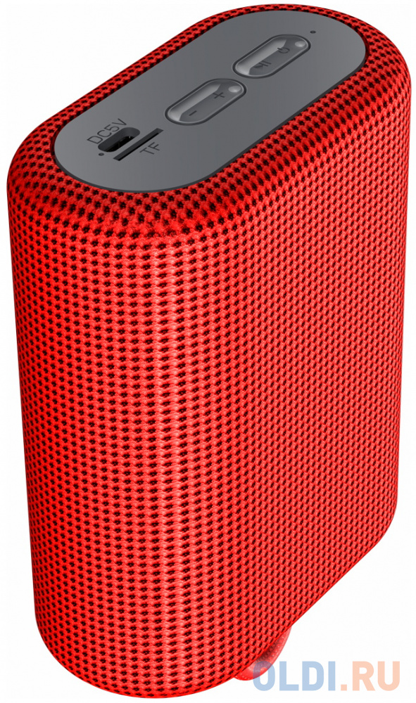 Canyon BSP-4 Bluetooth Speaker, BT V5.0, BLUETRUM AB5365A, TF card support, Type-C USB port, 1200mAh polymer battery, Red, cable length 0.42m, 114*93*