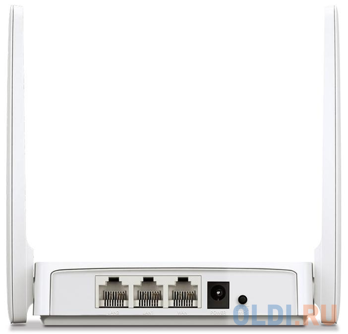 Wi-Fi роутер Mercusys AC10 802.11abgnac 1167Mbps 2.4 ГГц 5 ГГц 2xLAN белый
