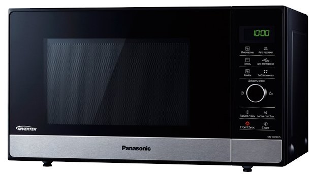 Микроволновая печь Panasonic NN-SD38HS 23 л, 1 кВт, черный
