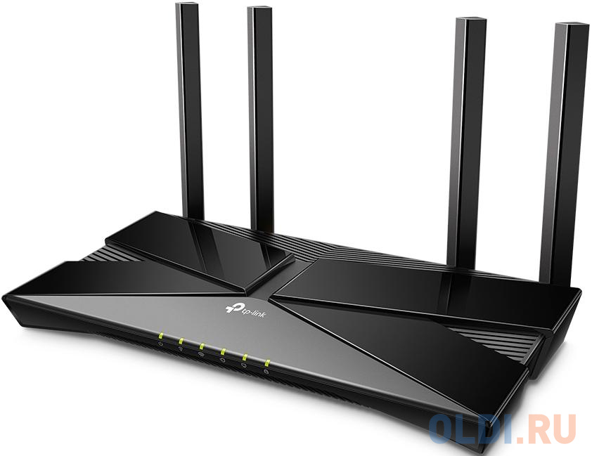 Wi-Fi роутер TP-LINK Archer AX53 802.11ax 2400Mbps 2.4 ГГц 5 ГГц 4xLAN LAN черный