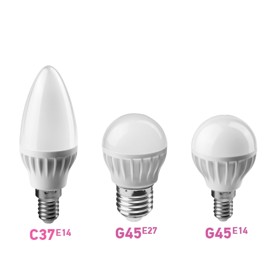 Лампа светодиодная E14 свеча/C37, 8Вт, 4000K / нейтральный свет, 600лм, ОНЛАЙТ (OLL-C37-8-230-4K-E14-FR / 71633)