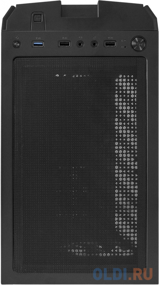 Корпус Miditower ExeGate EVO-5020-NPX600 (ATX, 600NPX 12см, с окном, 2*USB+1*USB3.0, HD аудио, 1 вент. 12см с RGB подсветкой)