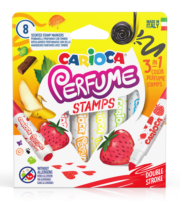 Фломастеры Carioca Perfume Stamps 8 цветов 42988
