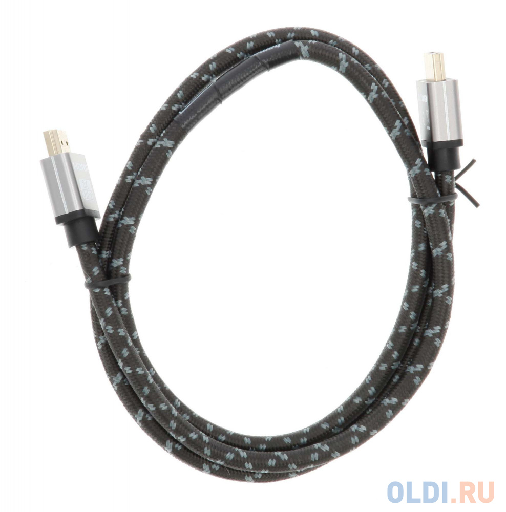 Кабель HDMI 1м HAMA H-205238 плоский черный/серый в Москвe