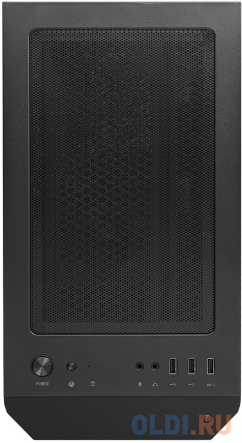 MSI MAG FORGE M100A, MATX, BLACK, WINDOW, 2x3.5", Compatible with 2.5" (Max up to 4x2.5"), 1xUSB 3.2 Gen 1, 2xUSB 2.0, FRONT 3x120mm AR