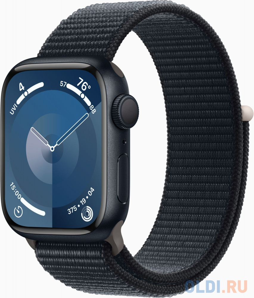 Смарт-часы Apple Watch Series 9 A2978 41мм OLED корп.темная ночь (MR9L3LL/A)
