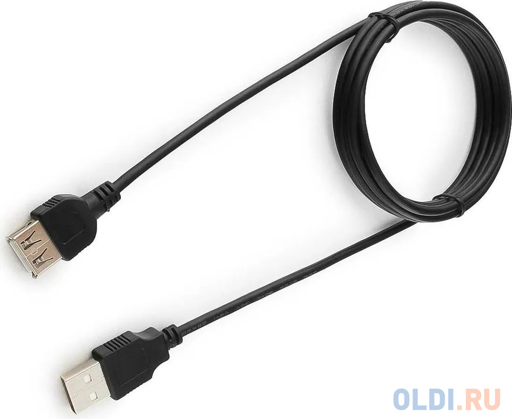 Bion Кабель удлинительный USB 2.0 A-A (m-f), 1.8м, черный [BXP-CCP-USB2-AMAF-018]