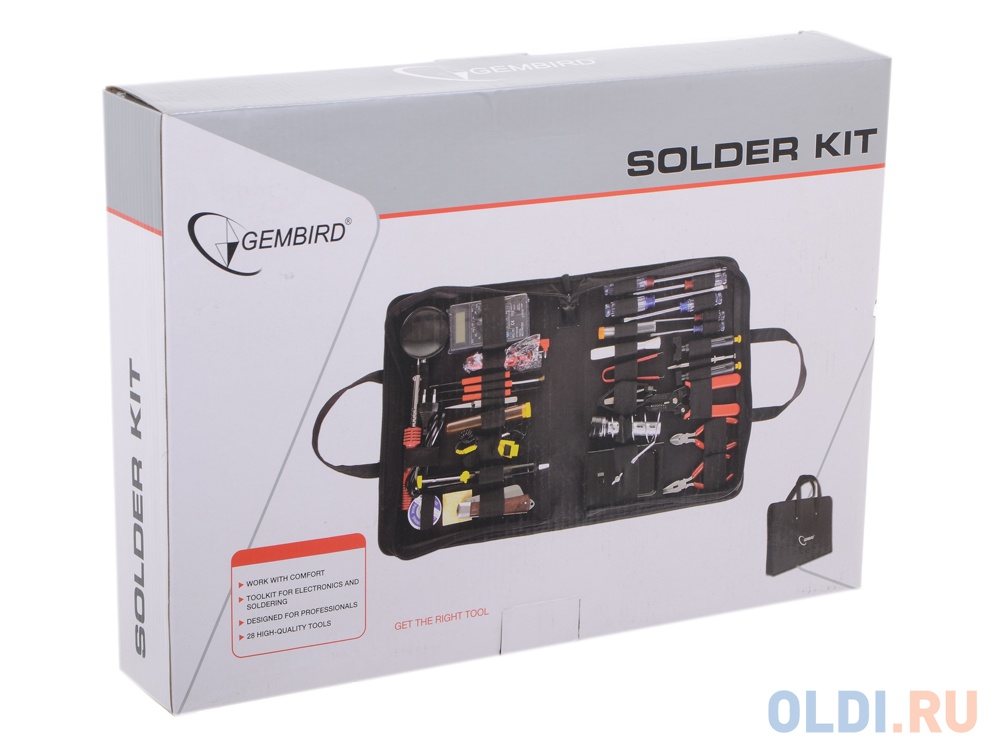 Набор инструментов GEMBIRD TK-SOLDER (28 пр.)