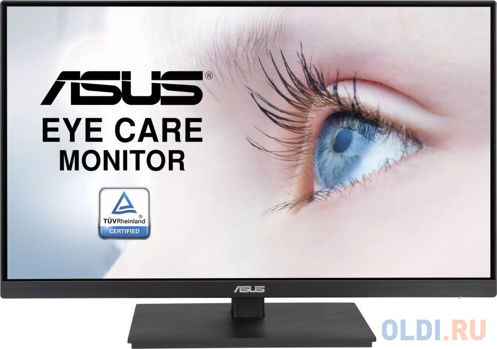 Монитор Asus 27" VA27EQSB черный IPS LED 5ms 16:9 HDMI M/M матовая HAS Piv 1000:1 300cd 178гр/178гр 1920x1080 VGA DP FHD USB 3.9кг