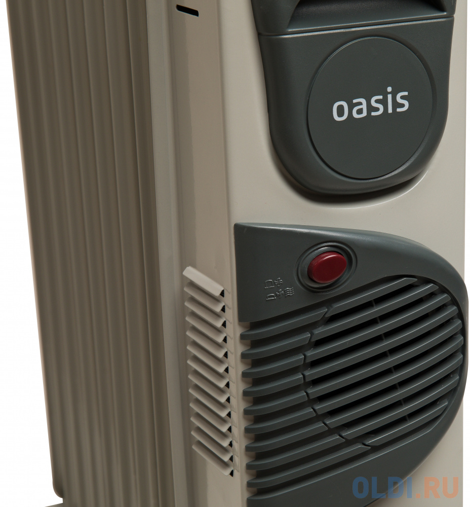 Масляный радиатор Oasis BВ-15Т 1900 Вт серый