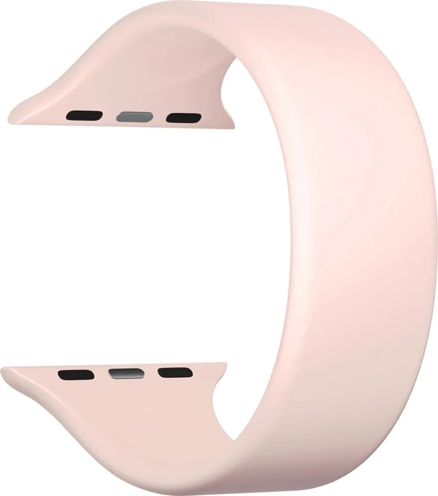 Ремешок Lyambda Atria для Apple Watch, 38-40 мм, силикон, розовый (DSJ-23-40-LP)