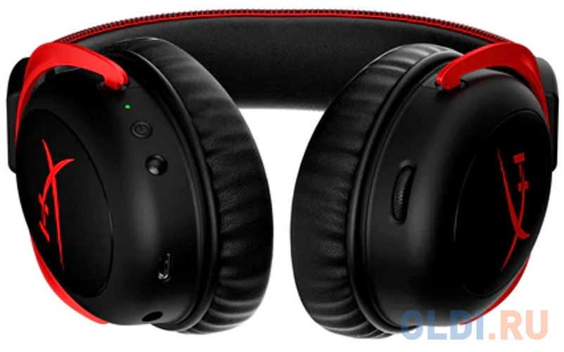 Игровая беспроводная гарнитура HyperX Cloud II Wireless (7.1, USB, блок управления, 53 мм, сменные амбушюры, 4P5K4AA/HHSC2X-BA-RD/G) в Москвe