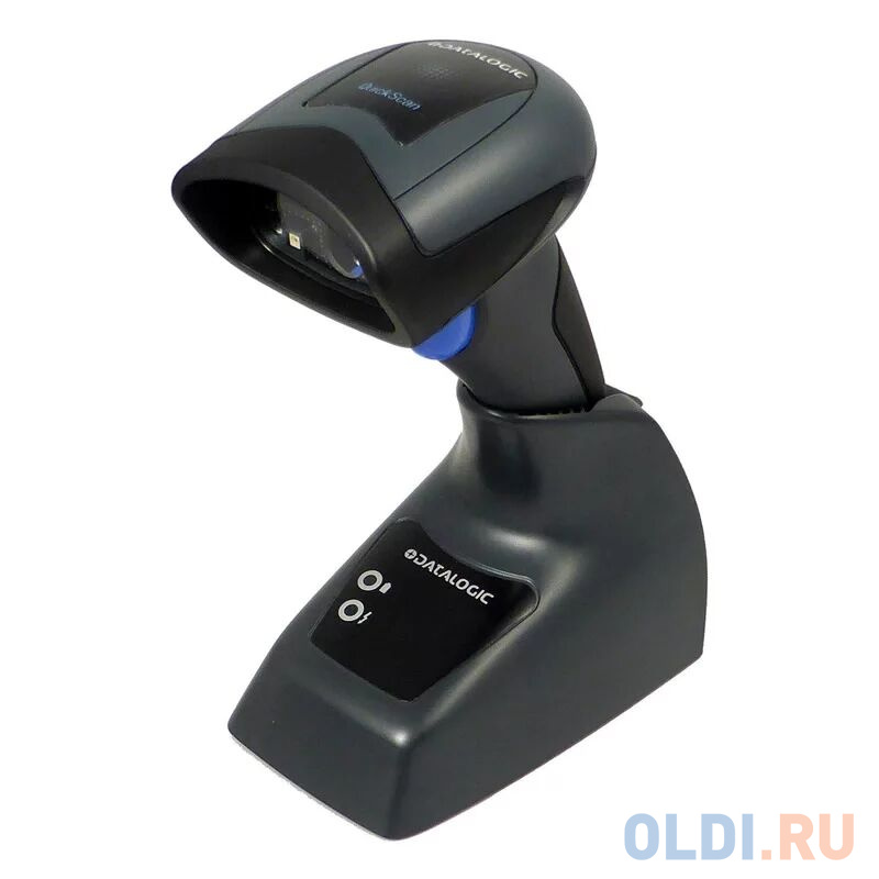 Сканер штрих-кодов Datalogic QuickScan QBT2430 Handheld/ Imager/ 2D Barcode/ USB/ Bluetooth/ 3Y/ Base Station/ Black