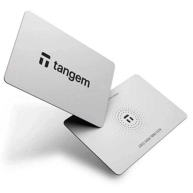 Аппаратный кошелек Tangem Wallet White 2.0 Pack of 2 Cards TG130X2-B