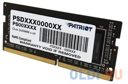 Оперативная память для ноутбука Patriot PSD44G266682S SO-DIMM 4Gb DDR4 2666 MHz PSD44G266682S