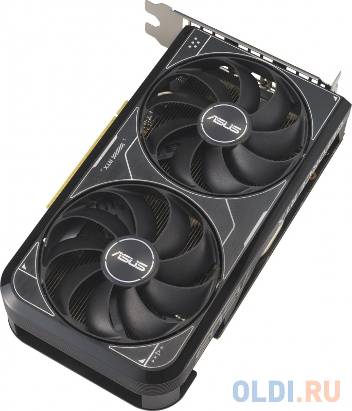 Видеокарта Asus PCI-E 4.0 DUAL-RTX4060-O8G-V2 NVIDIA GeForce RTX 4060 8Gb 128bit GDDR6 2505/17000 HDMIx1 DPx3 HDCP Bulk в Москвe