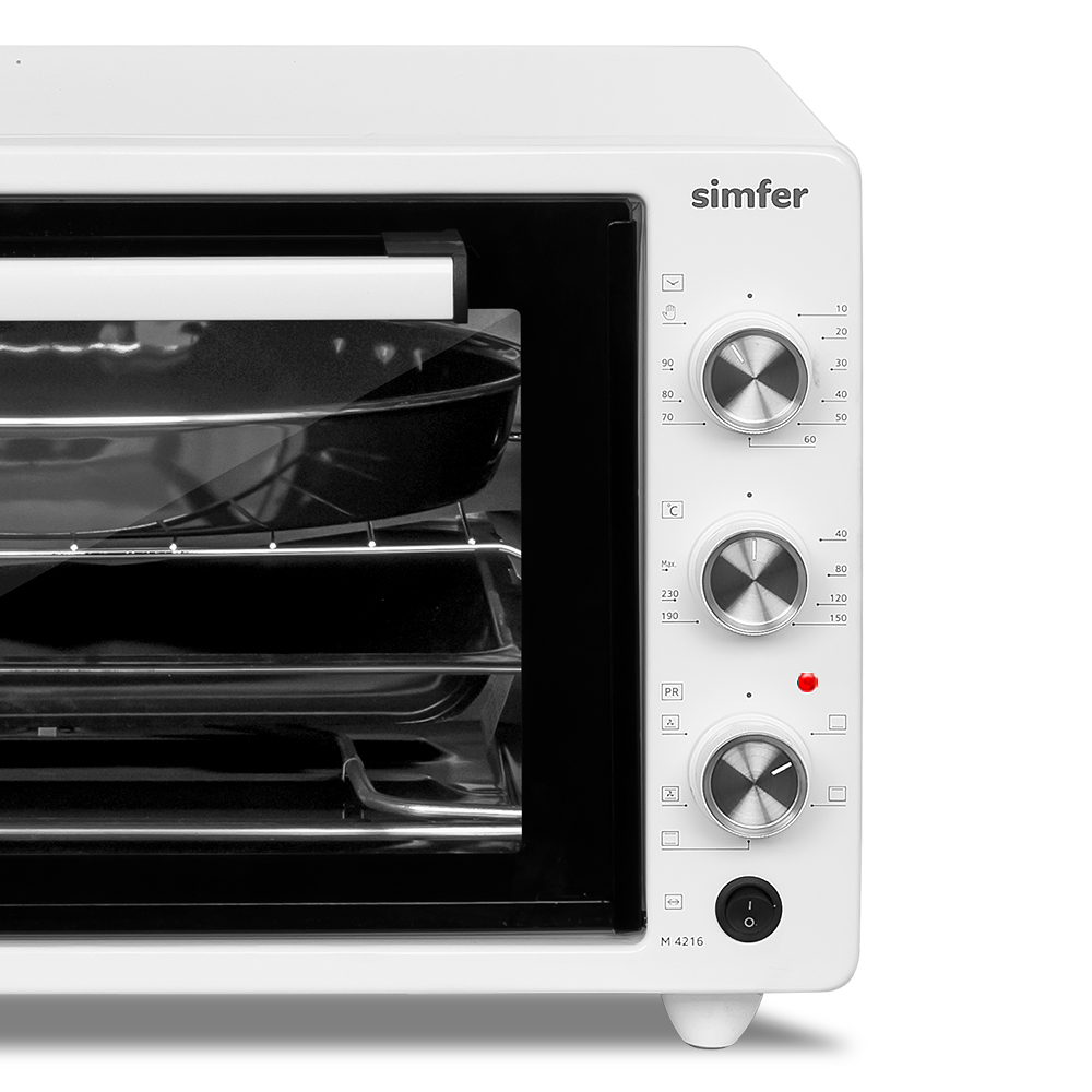 Мини-печь Simfer M4216 серия Albeni Plus, 6 режимов работы, конвекция, вертел